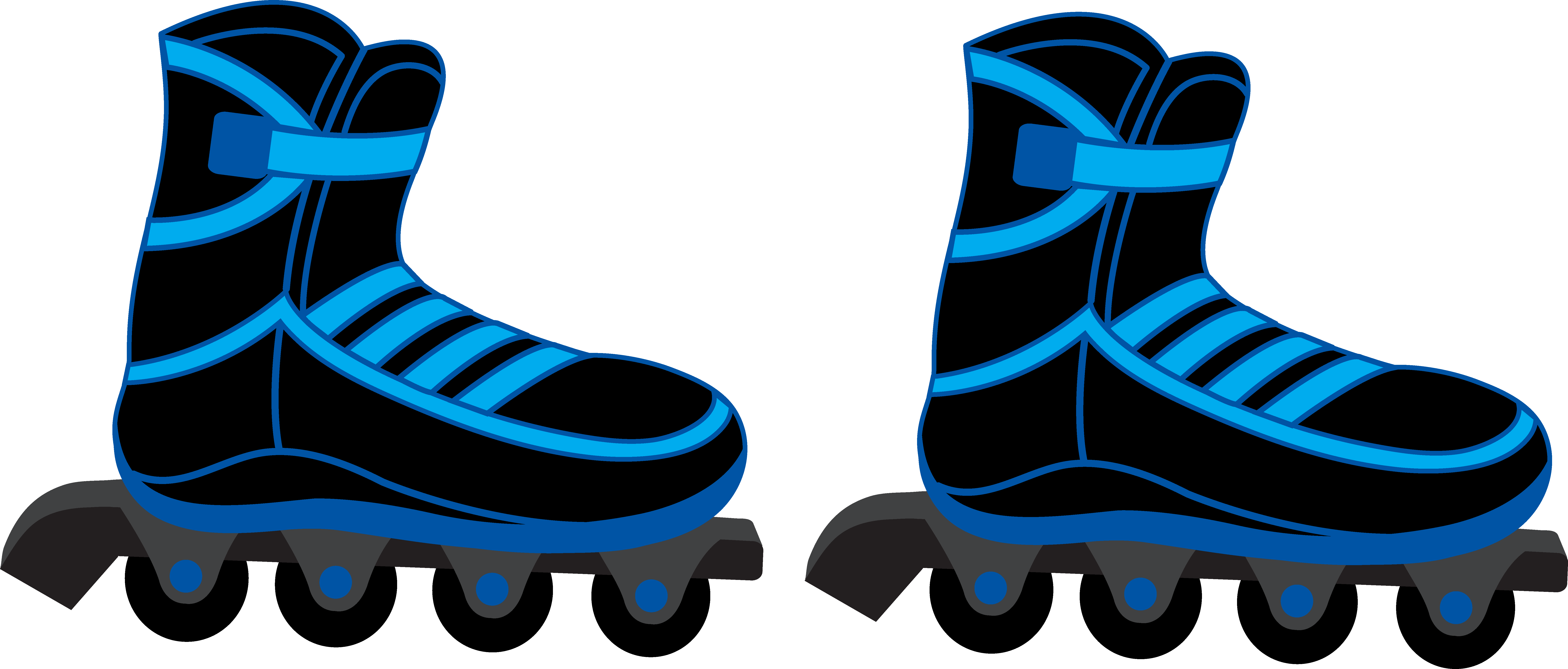 Clip On Rollerblades - ClipArt Best