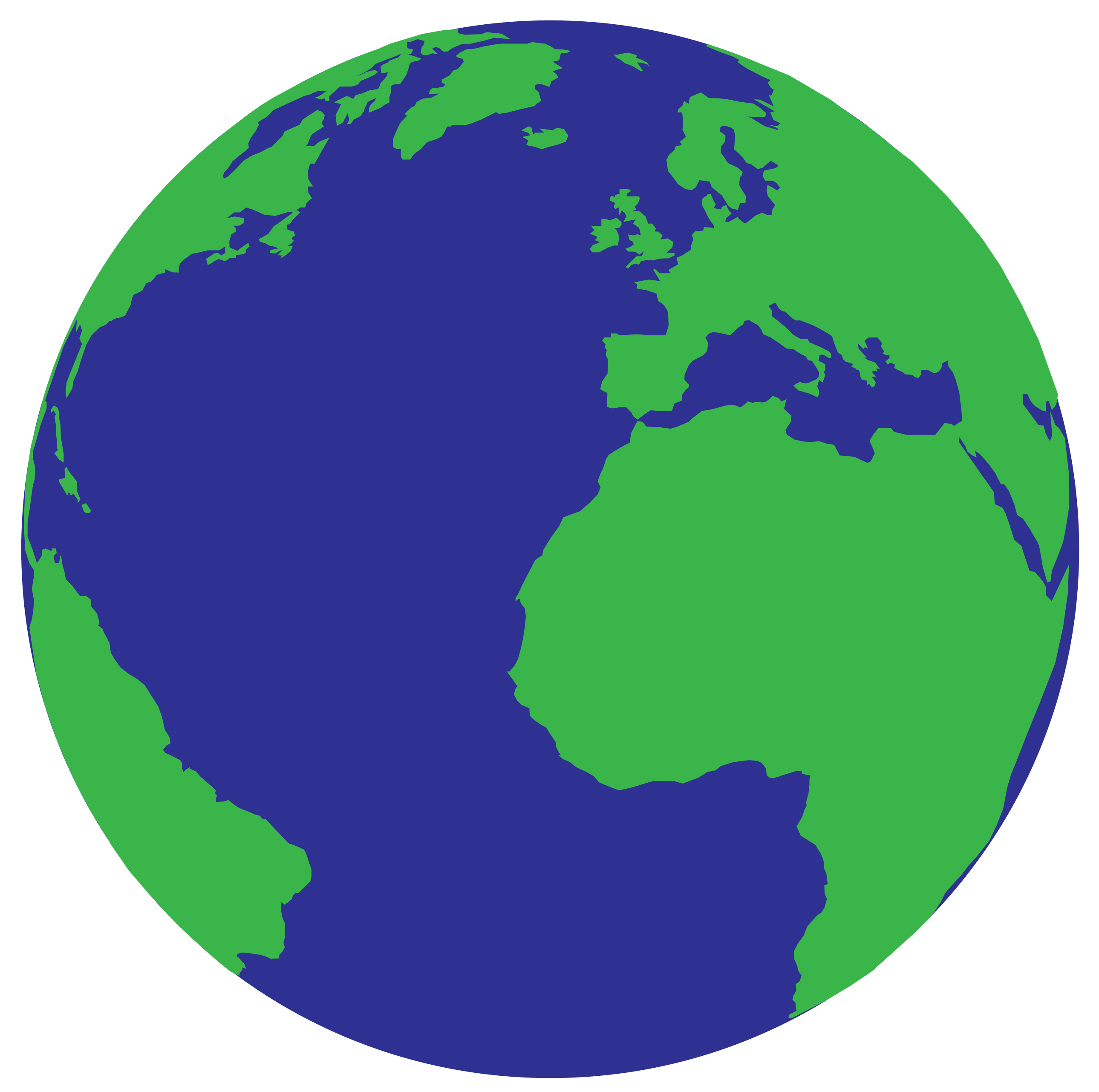 Earth clipart simple