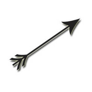 Arrow clipart black and white