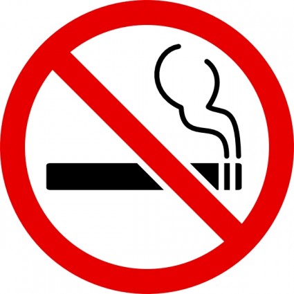 No smoking symbol clip art