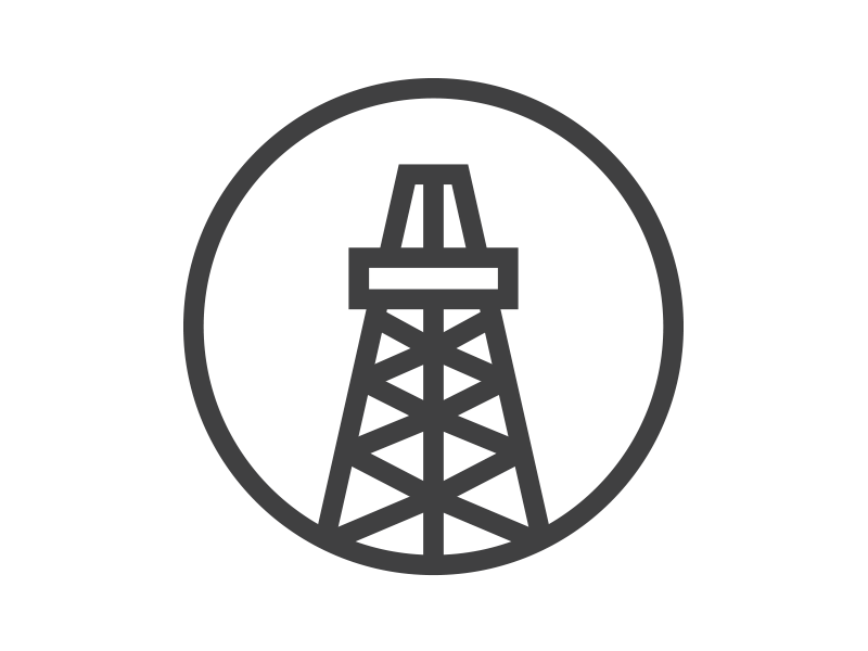 Animated oil rig clipart