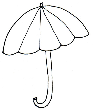 Umbrella Cutout Clipart - Free to use Clip Art Resource