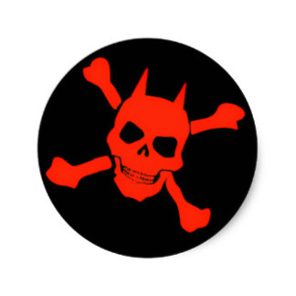 Smiling Devil Stickers | Zazzle.co.uk