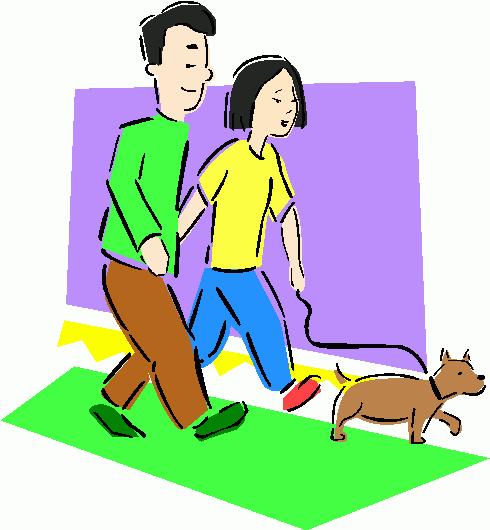 Walking Dog Clip Art Hd Cute Cartoon Boy Walking With Dog Royalty ...