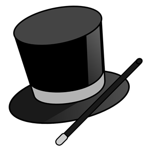 magic hat 1 clipart, cliparts of magic hat 1 free download (wmf ...