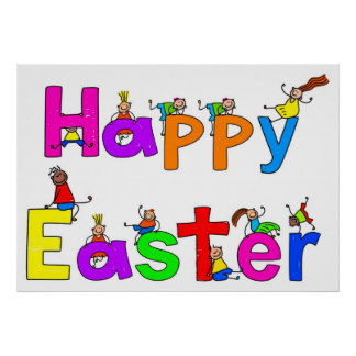 Happy Easter Posters | Zazzle