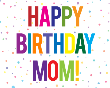 happy birthday mom cards
