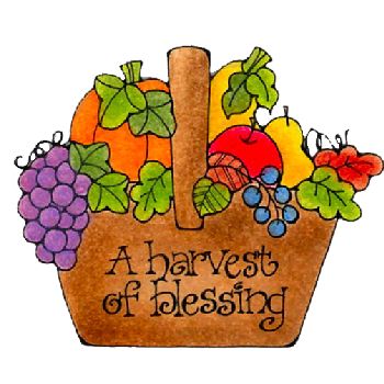 Harvest Blessings Clipart