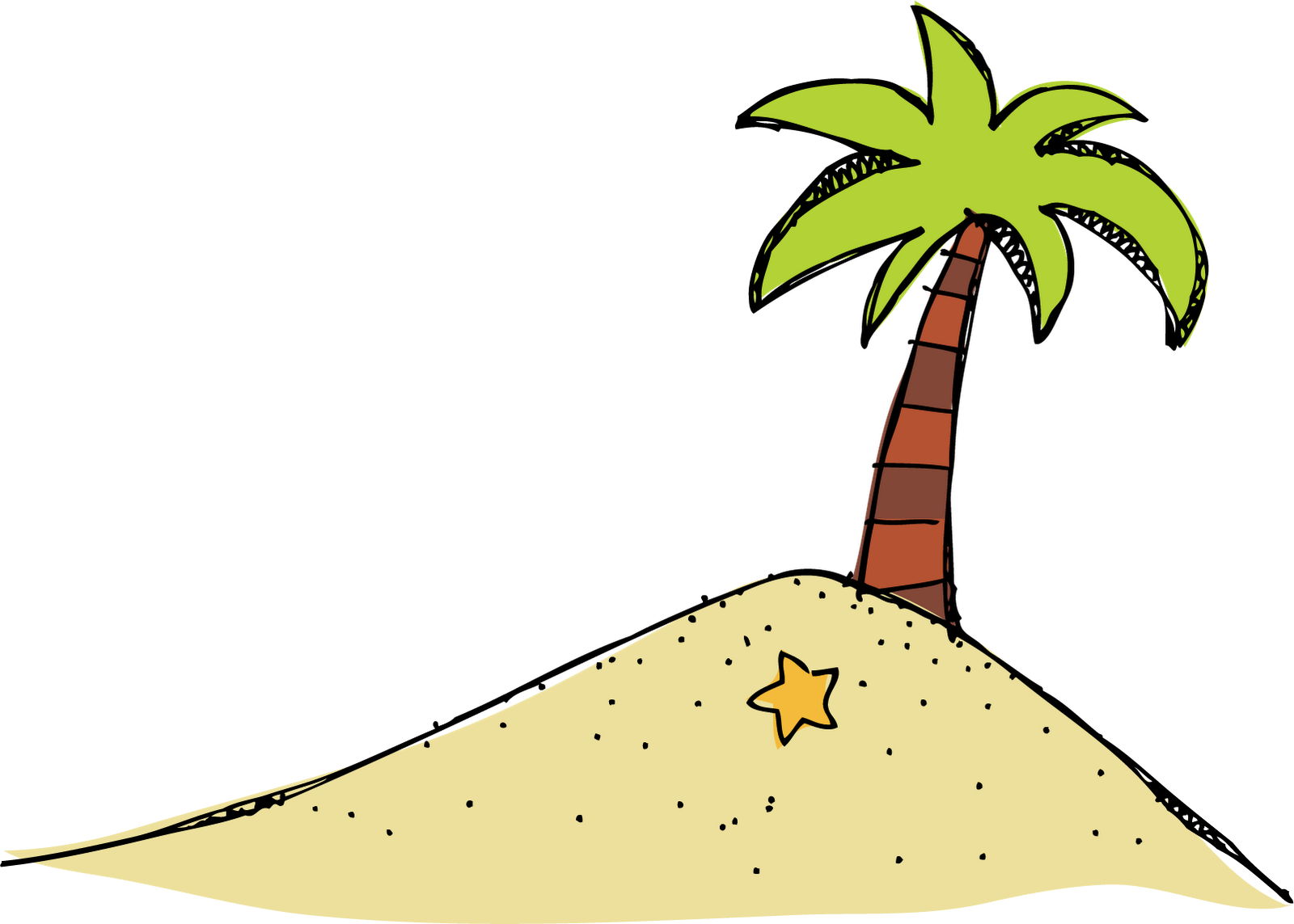Island clipart transparent background png