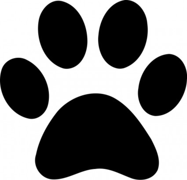 Bear Paw Print Clipart