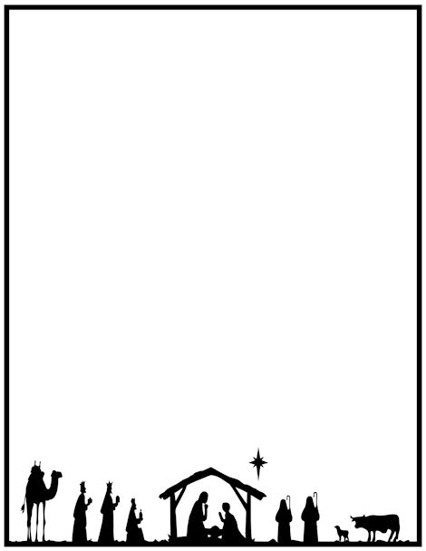 Black And White Christmas Borders ClipArt Best