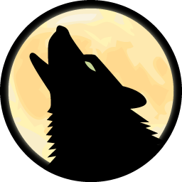 Coyote baying at the moon silhouette #2878 - Free Icons and PNG ...