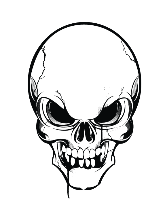 Skull Art Vector | Free Download Clip Art | Free Clip Art | on ...