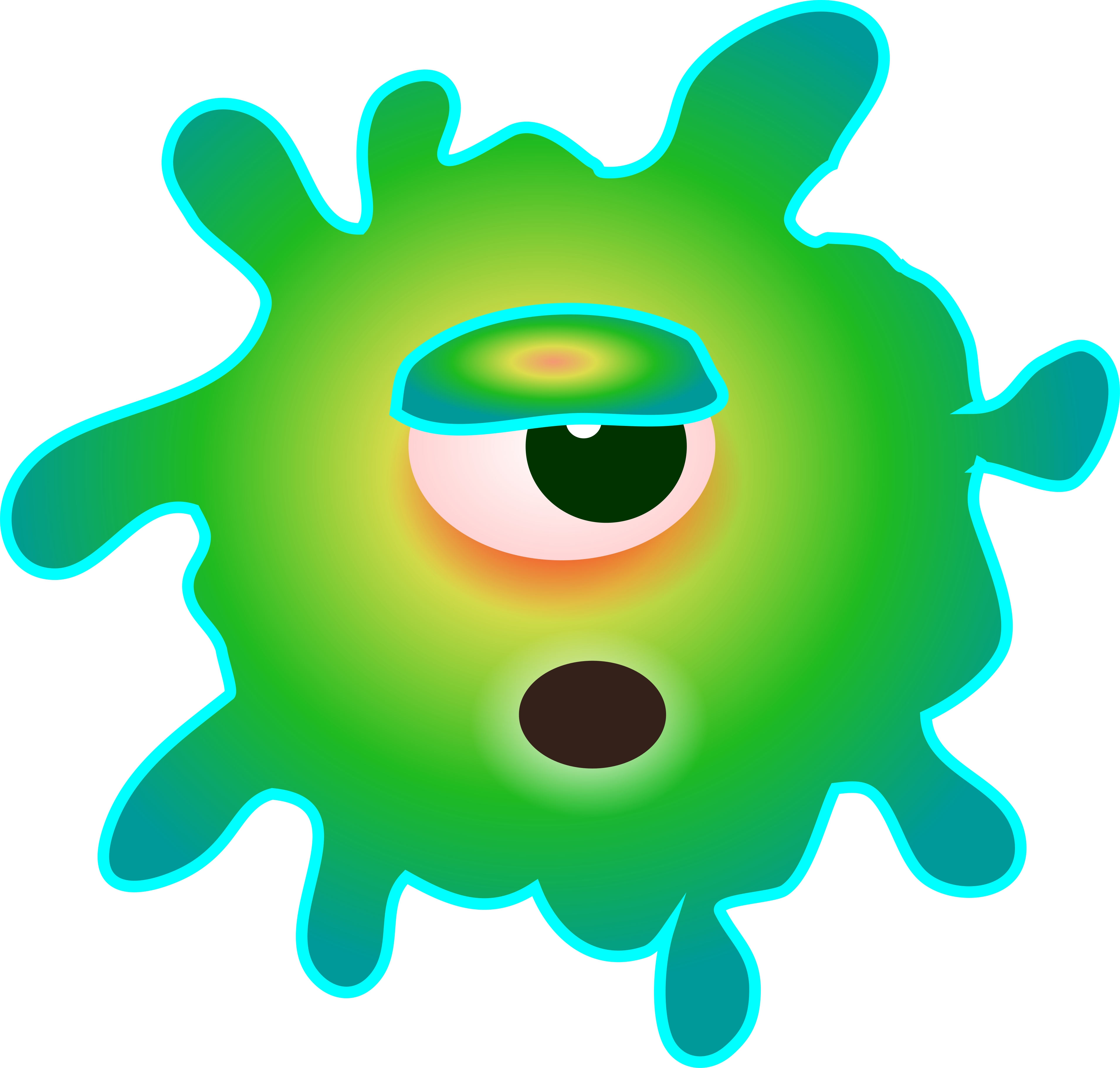 Germs Bacteria Clipart