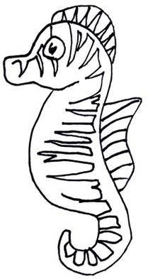 Seahorse Template Clipart - Free to use Clip Art Resource