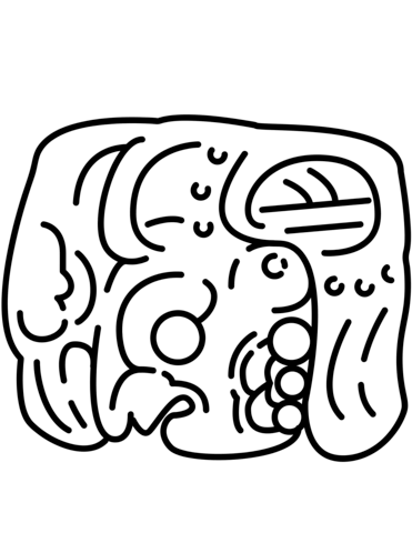 Mayan art coloring pages | Free Coloring Pages