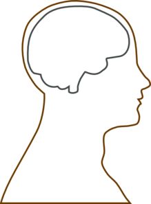 Brain clipart outline