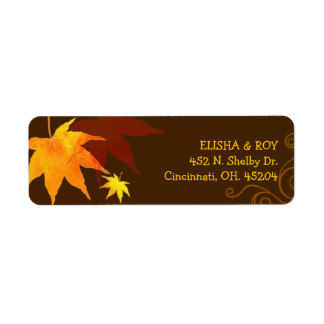 Maple Leaf Shipping, Address, & Return Address Labels | Zazzle