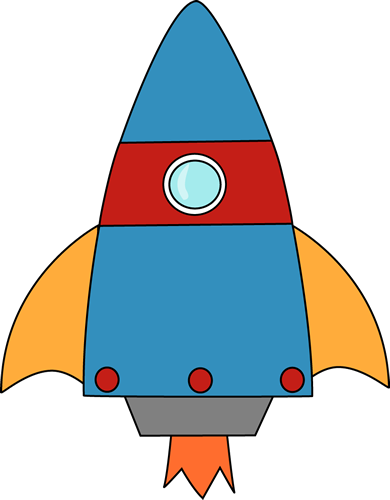 Blue Cartoon Rocket - ClipArt Best