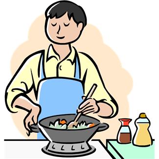 Free cooking dinner clipart