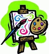 Art Easel Clipart