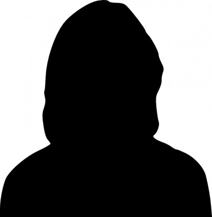 Free clipart silhouette woman