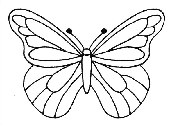 Large Butterfly Templates Free ClipArt Best