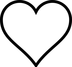 Thick Line Heart clip art - vector clip art online, royalty free ...