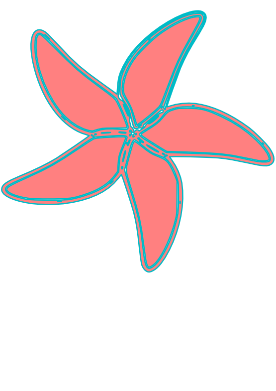 Clip Art: starfish SVG