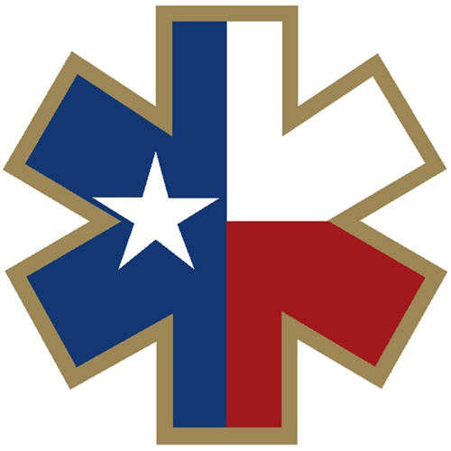 Texas Star Of Life Decal