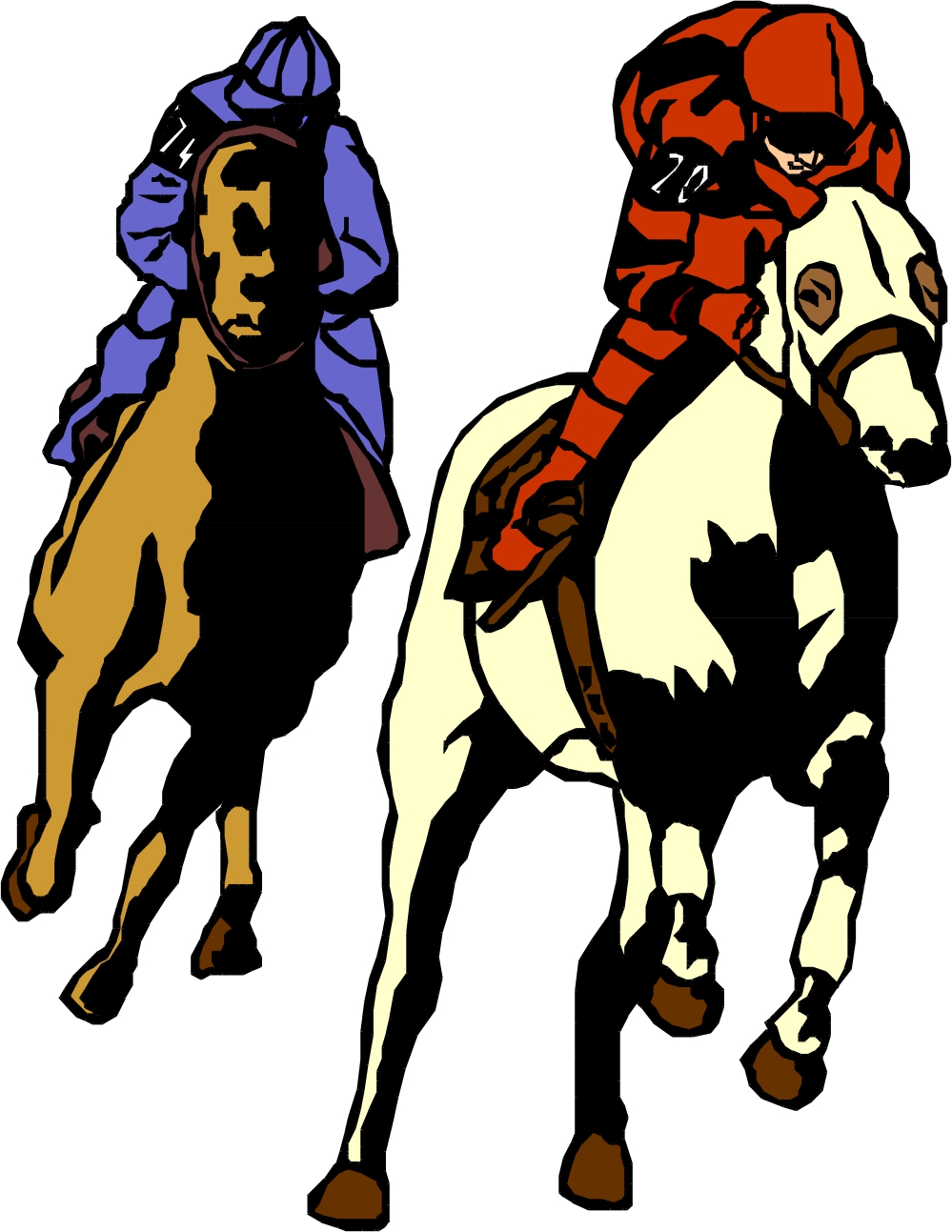 Horse racing free animals clip art by phillip martin race horse ...