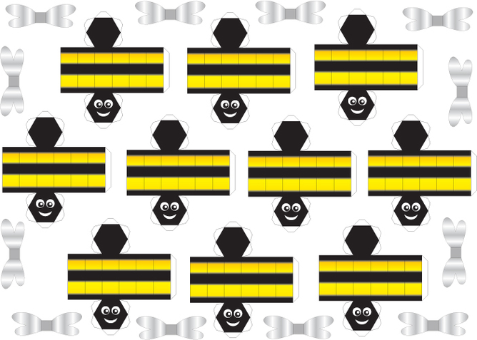 Bee Hive Template Clipart - Free to use Clip Art Resource