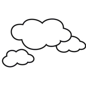 Clouds in the Sky Coloring Page: Clouds in the Sky Coloring Page ...
