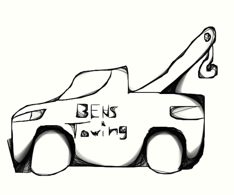 Black And White Car Drawings