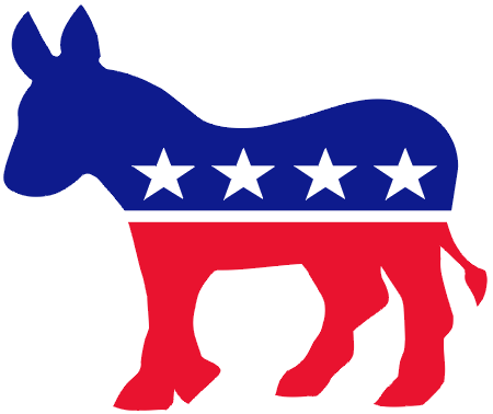 Democratic party donkey clipart