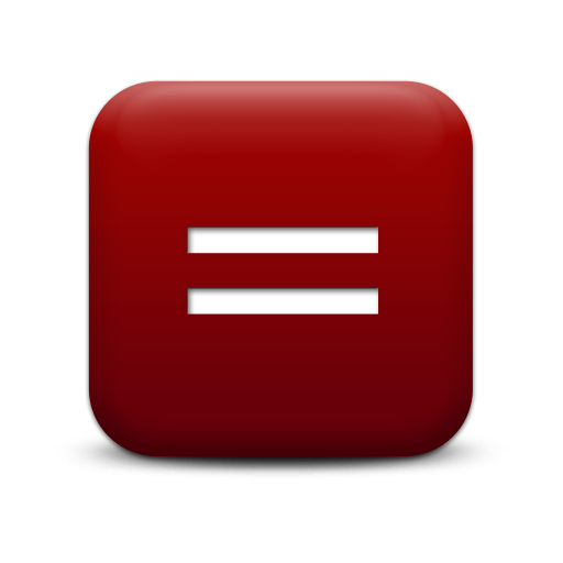 Red Equal Sign Clipart