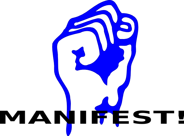 Solidarity Fist (manifest) Clip Art - vector clip art ...