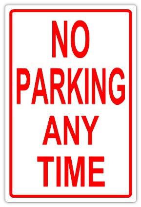 No Parking Sign Template. large no parking signs custom amp stock ...