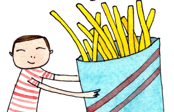 Fries Drawing - ClipArt Best