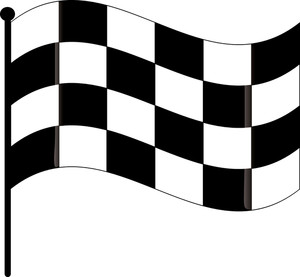 Flowing checkered flag clipart - ClipartFox