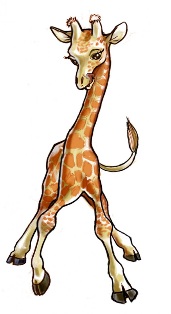 Cartoon Baby Giraffe | Free Download Clip Art | Free Clip Art | on ...