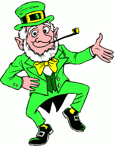 Dancing Leprechaun Clipart