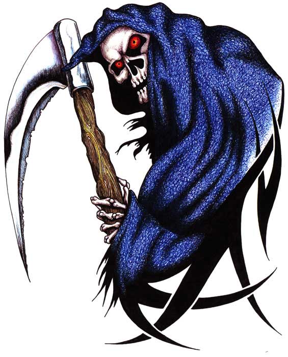 top grim reaper tattoos designs