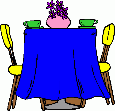 Setting a table clipart