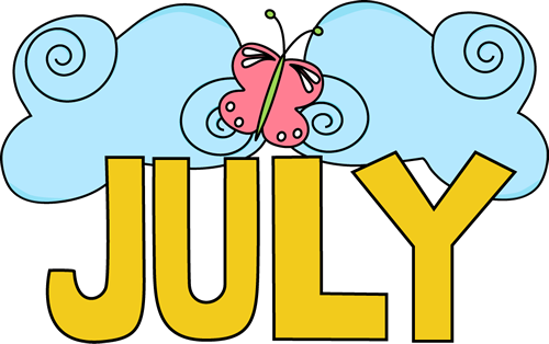 Month Of July Clipart