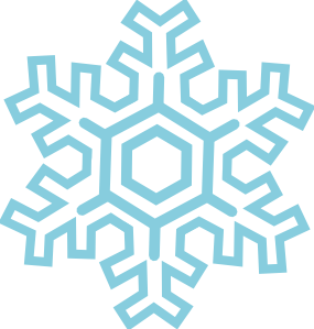 Stylized Snowflake clip art Free Vector