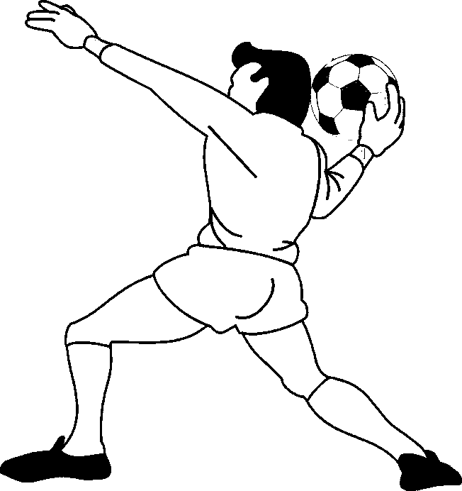 Soccer Strike Coloring Page
