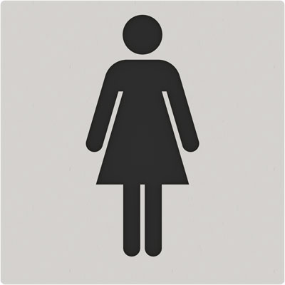 Female Pictogram - Wall Mounted