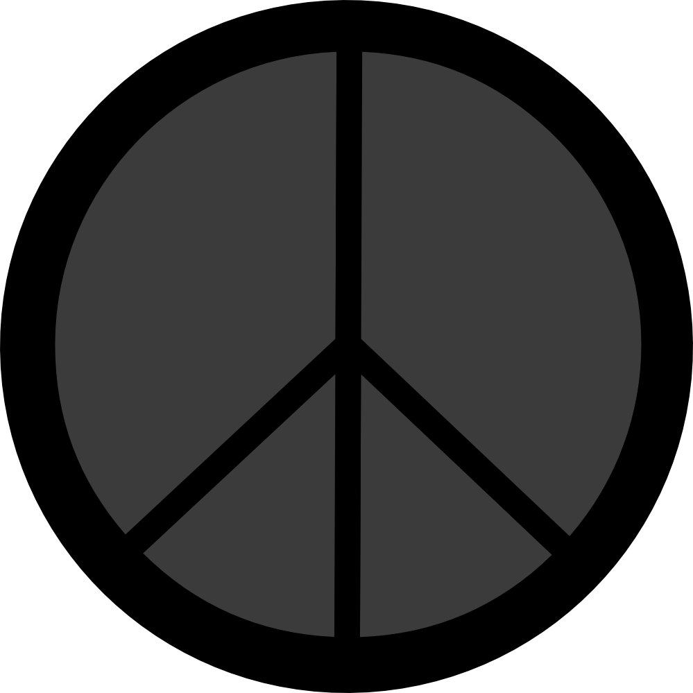 Retro Groovy Peace Symbol Sign Cnd Logo Gray 23 xochi.info dingle ...