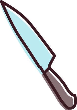 Stock Illustration - Illustration of a knife